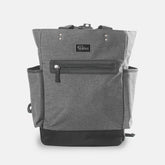 BABY DIAPER BAG PACK MINIMAL TEXTURED GREY